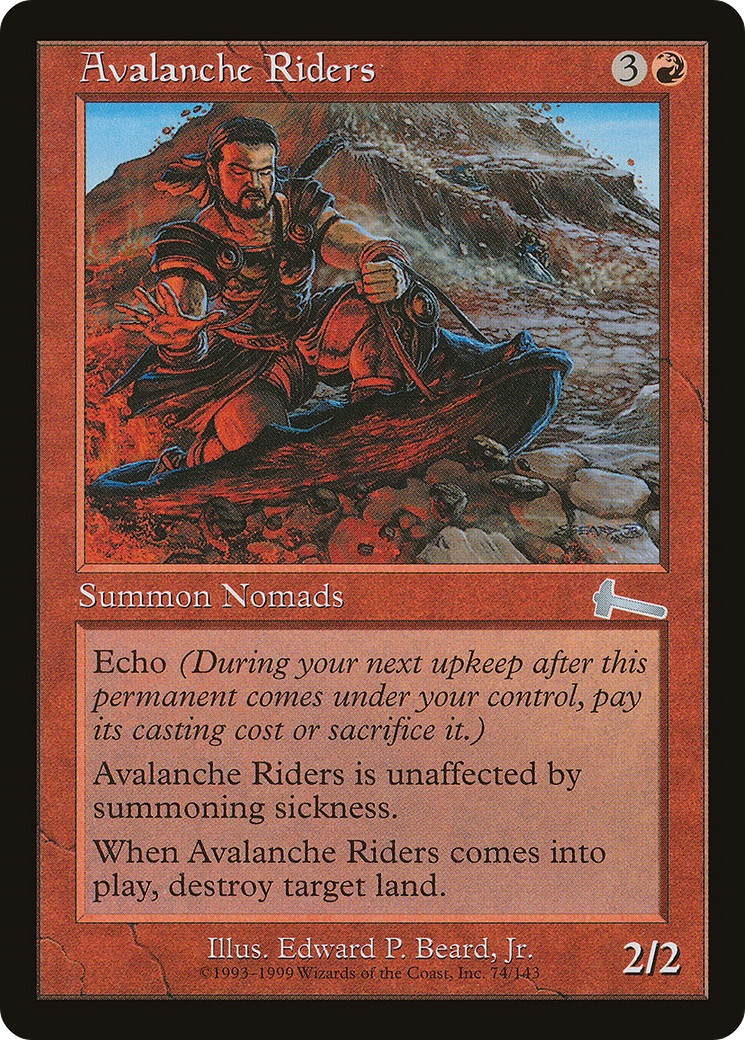 Avalanche Riders [Urza's Legacy] Foil