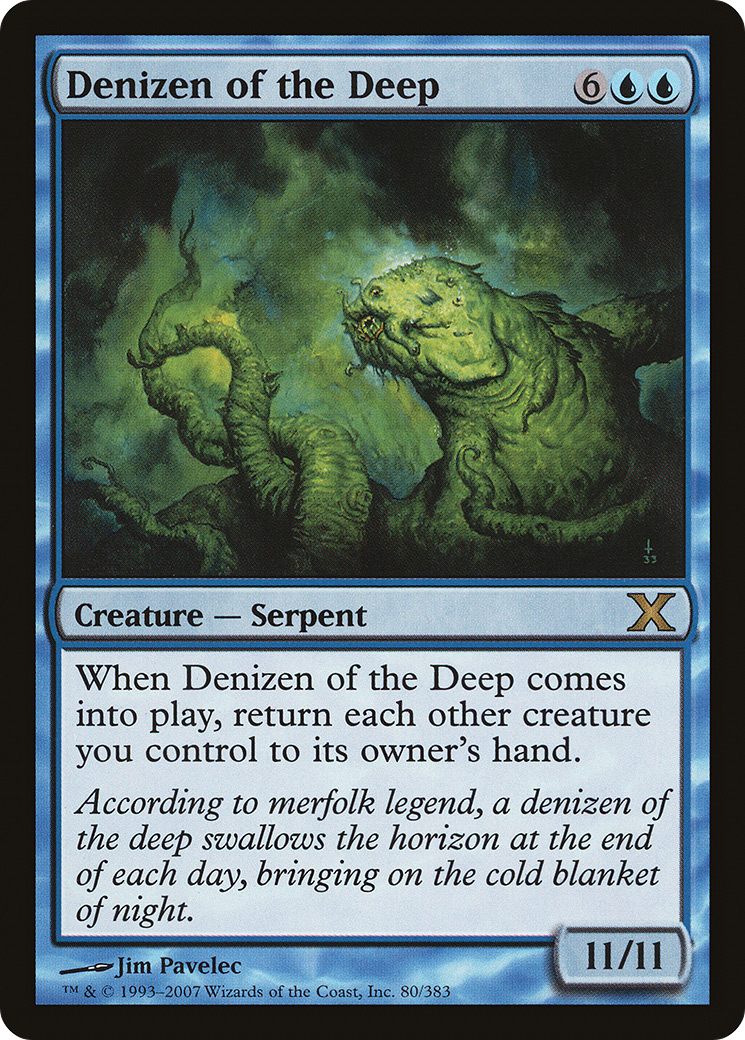 Denizen of the Deep [Tenth Edition] Foil