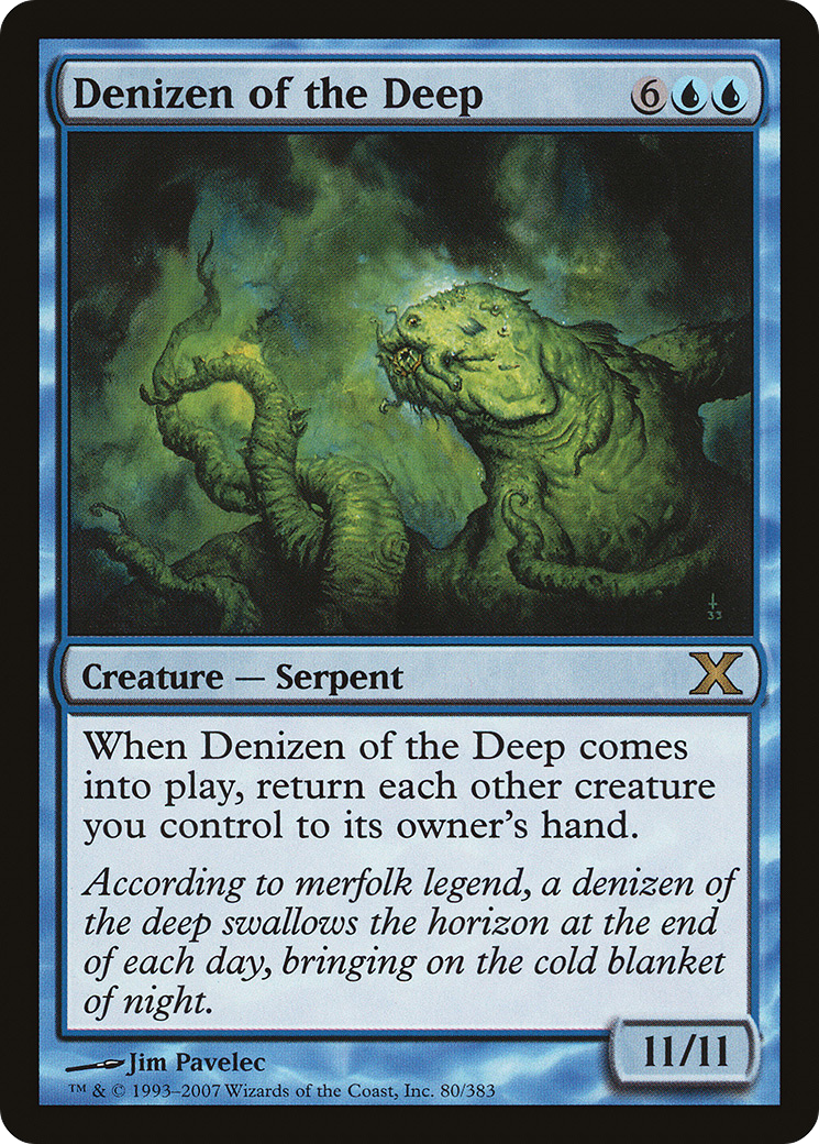 Denizen of the Deep [Tenth Edition] Foil