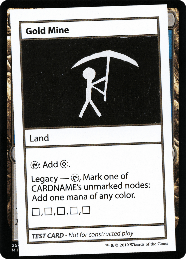 Gold Mine (2021 Edition) [Mystery Booster Playtest Cards]