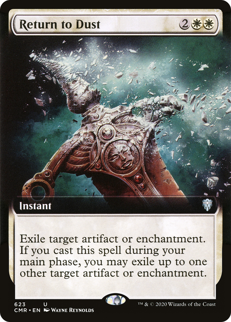 Return to Dust (Extended Art) [Commander Legends] Foil