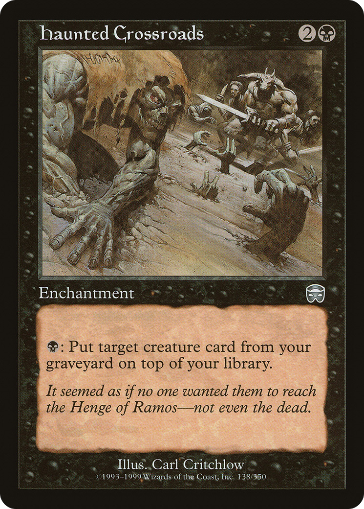 Haunted Crossroads [Mercadian Masques] Foil