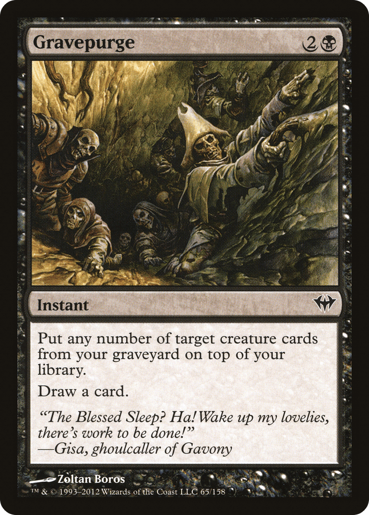 Gravepurge [Dark Ascension] Foil