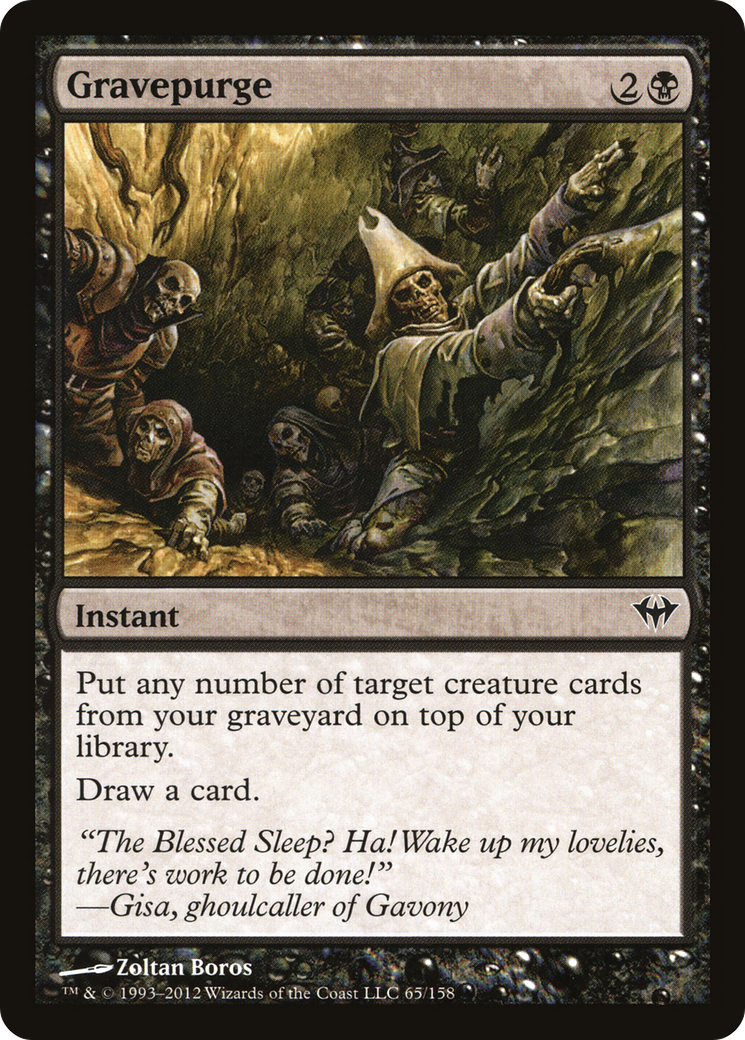 Gravepurge [Dark Ascension] Foil