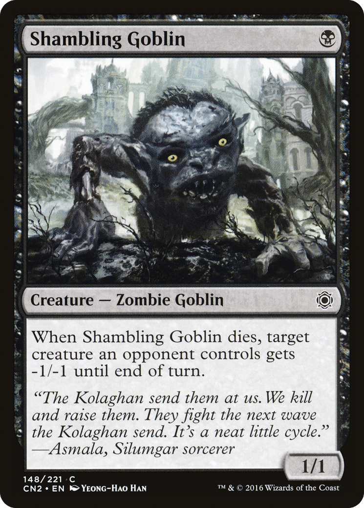 Shambling Goblin [Conspiracy: Take the Crown] Foil