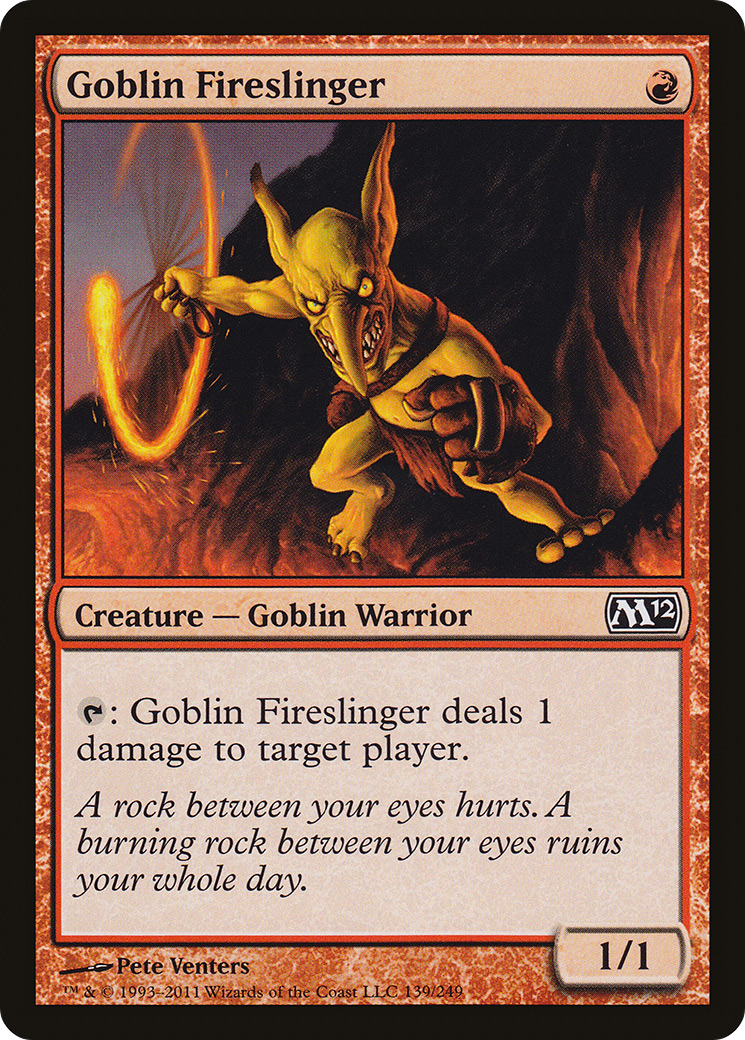 Goblin Fireslinger [Magic 2012] Foil