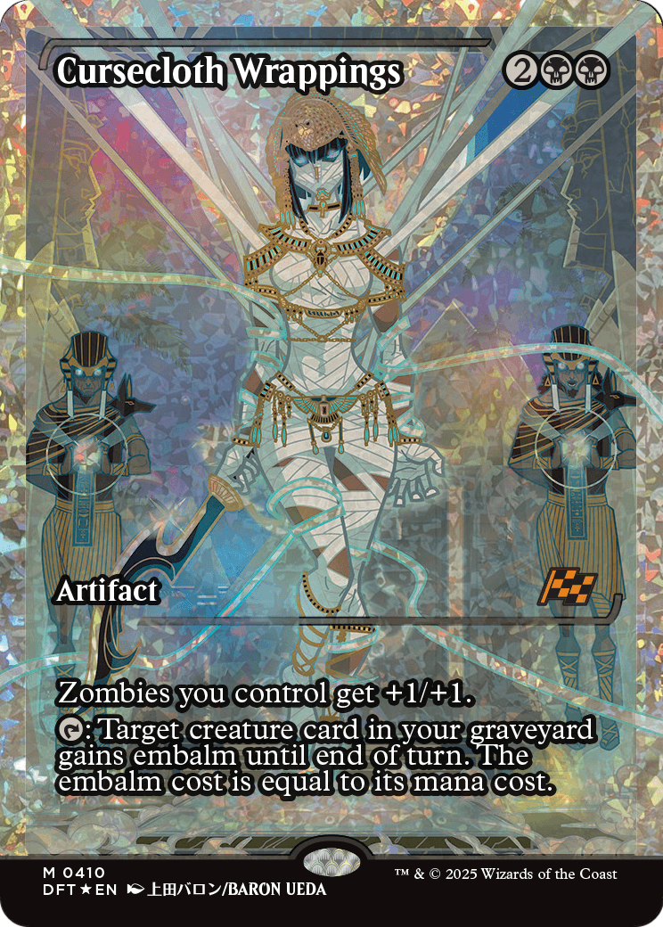 Cursecloth Wrappings |  Foil (410) [Aetherdrift]