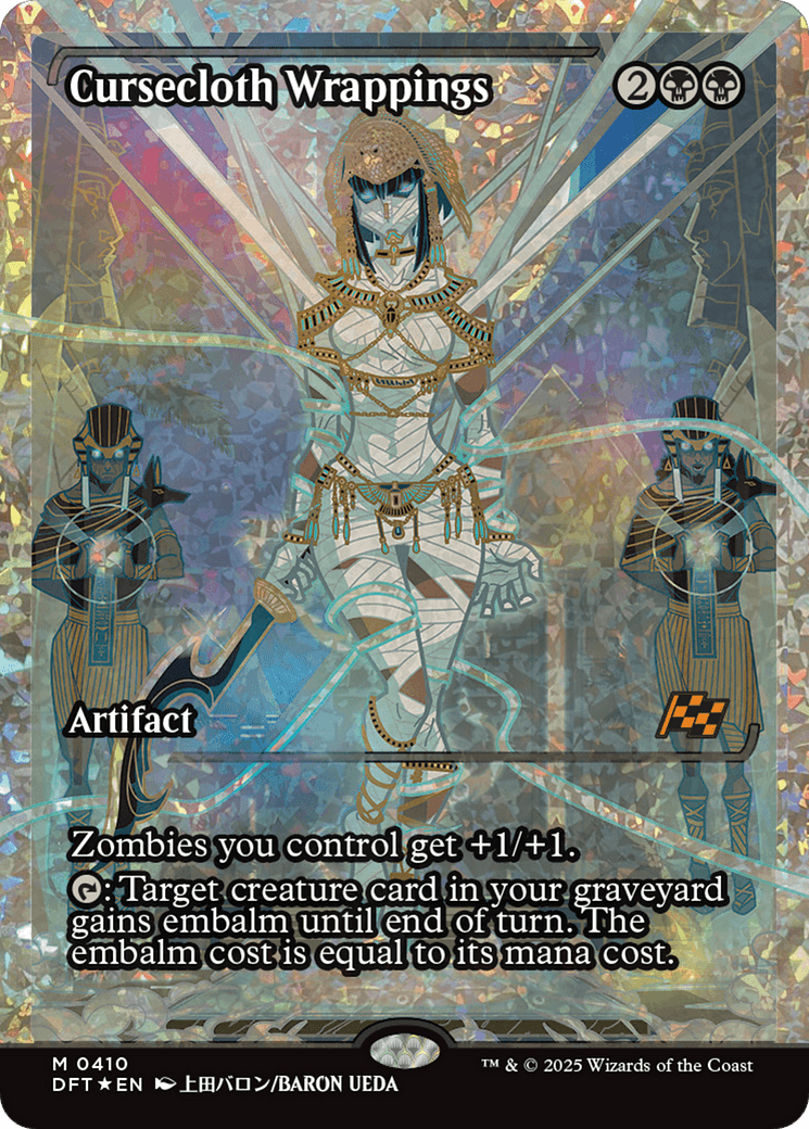 Cursecloth Wrappings |  Foil (410) [Aetherdrift]
