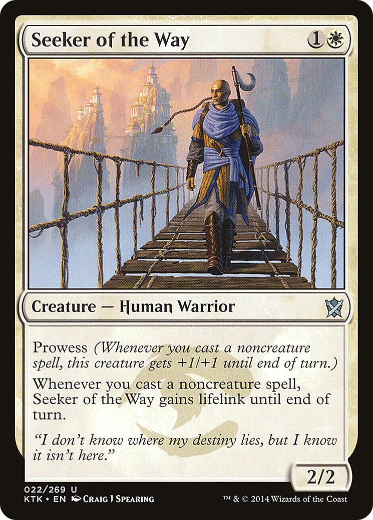 Seeker of the Way [Khans of Tarkir] Foil