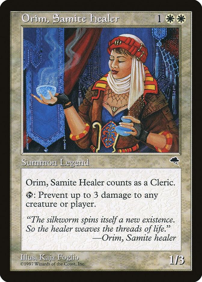 Orim Samite Healer 33/350 (Tempest) 