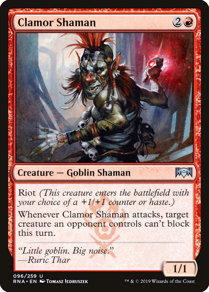 Clamor Shaman 96/259 (Ravnica Allegiance) 