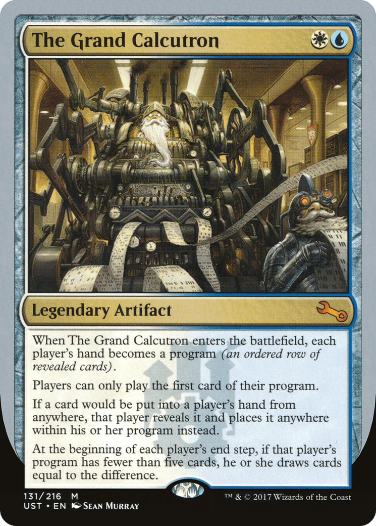 The Grand Calcutron [Unstable] Foil