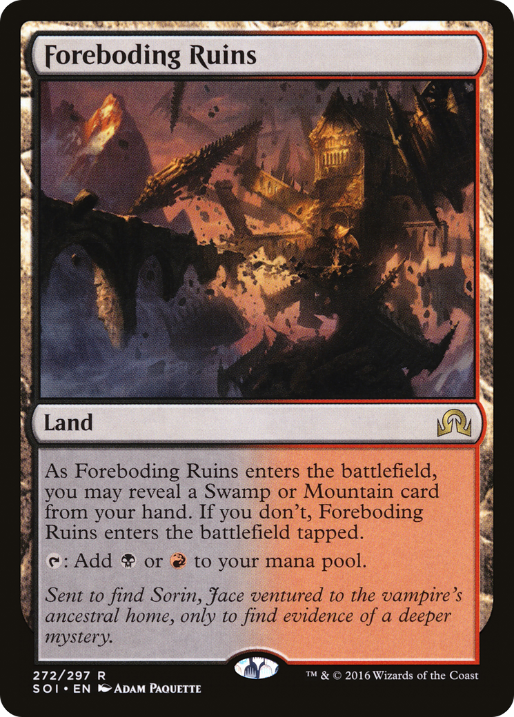 Foreboding Ruins [Shadows over Innistrad] Foil