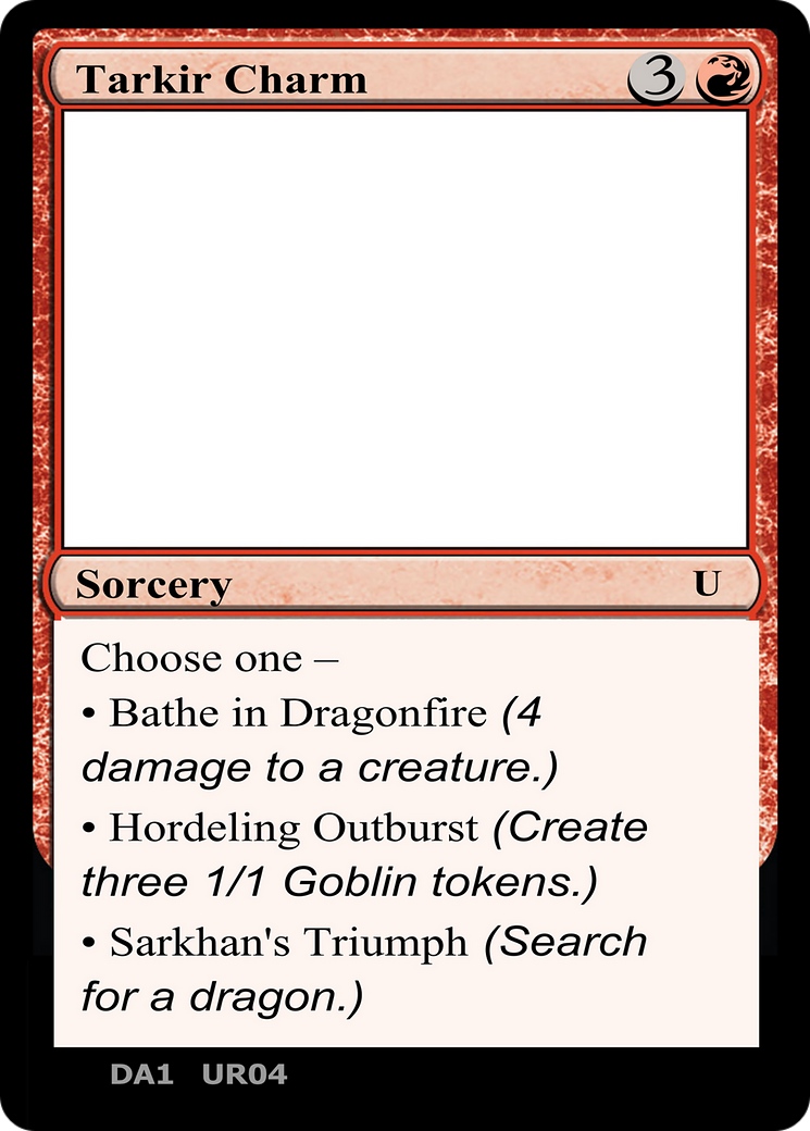 Tarkir Charm (DA1-UR04C) - Unknown Event