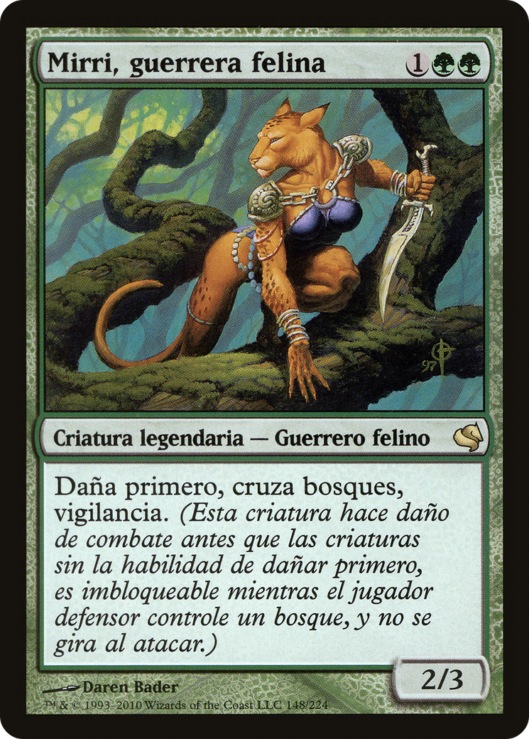 Mirri, Cat Warrior (PS11-148) - Salvat 2011