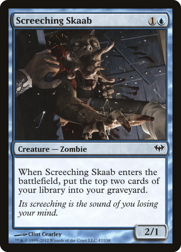 Screeching Skaab [Dark Ascension] Foil