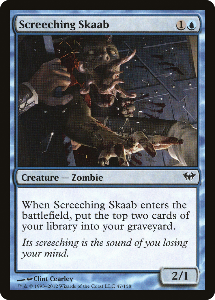 Screeching Skaab [Dark Ascension] Foil
