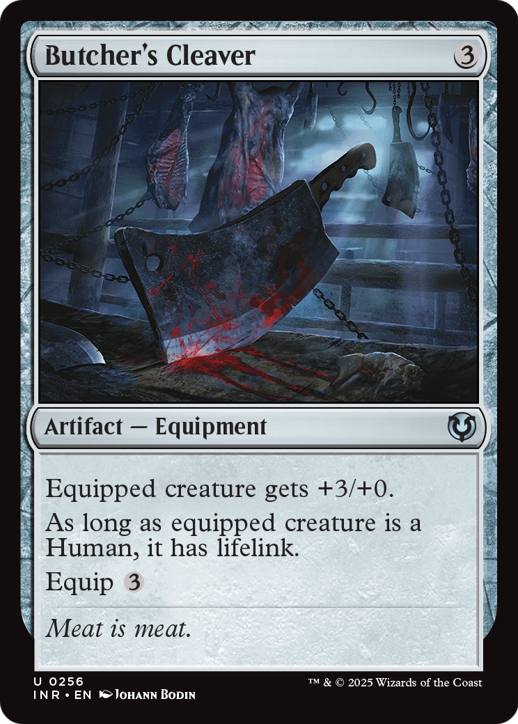 Butcher's Cleaver (-256) [Innistrad Remastered]  Foil