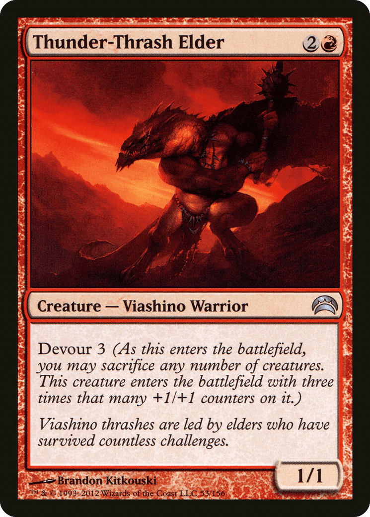Thunder-Thrash Elder (053) [Planechase 2012]  Foil