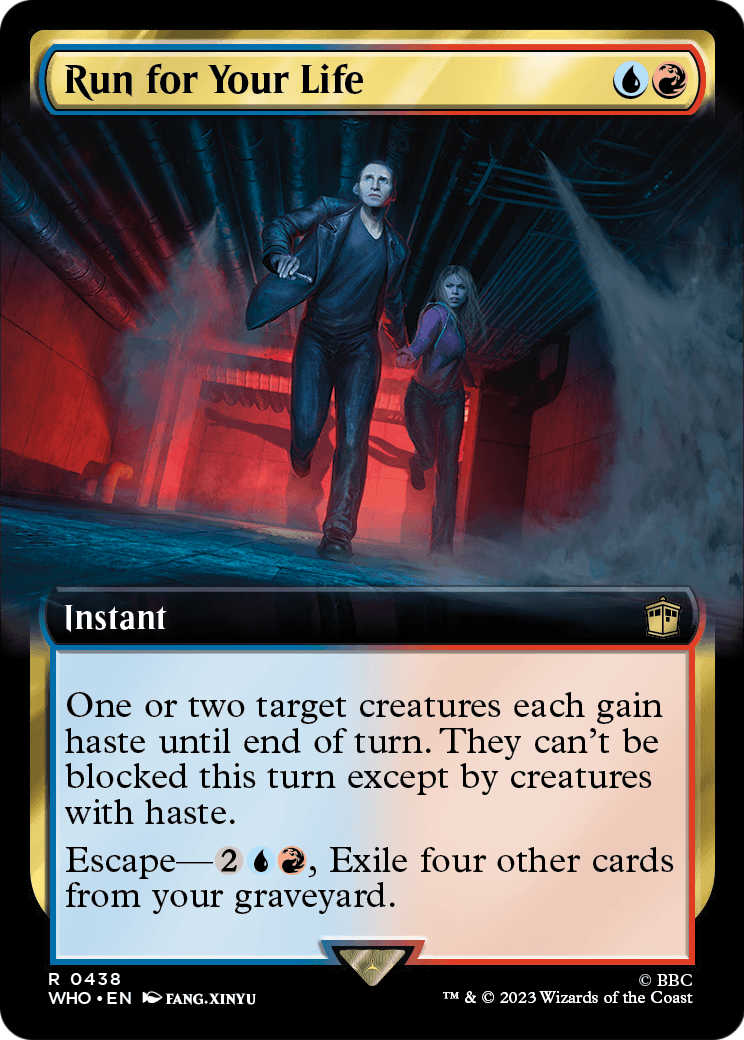 Run for Your Life (Extended Art) [Doctor Who] Foil