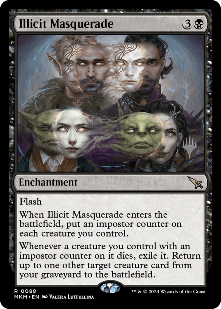 Illicit Masquerade (Promo Pack) [Murders at Karlov Manor Promos] Foil
