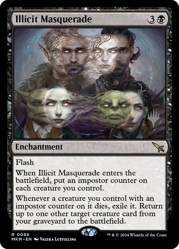 Illicit Masquerade (Promo Pack) [Murders at Karlov Manor Promos] Foil