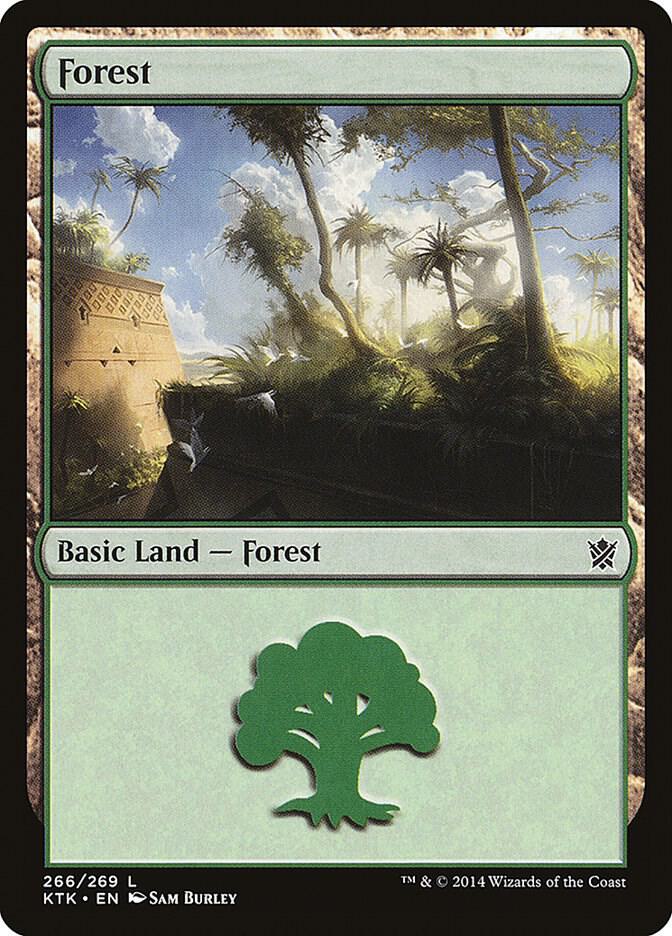 Forest 266/269 (Khans of Tarkir) 