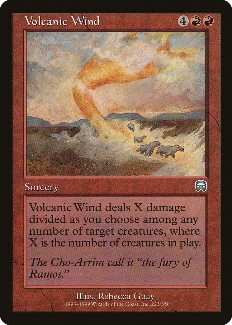 Volcanic Wind [Mercadian Masques] Foil