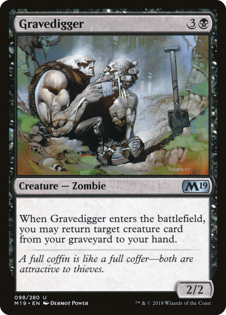 Gravedigger [Core Set 2019] Foil