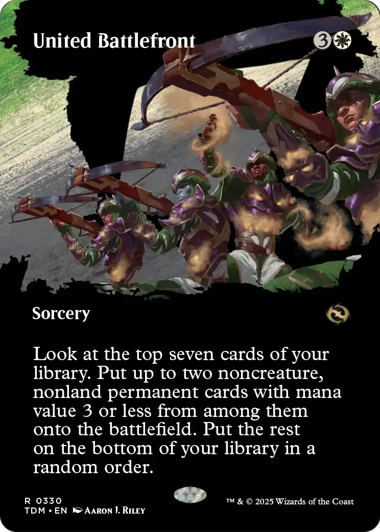 United Battlefront (Borderless) (330) [Tarkir: Dragonstorm]