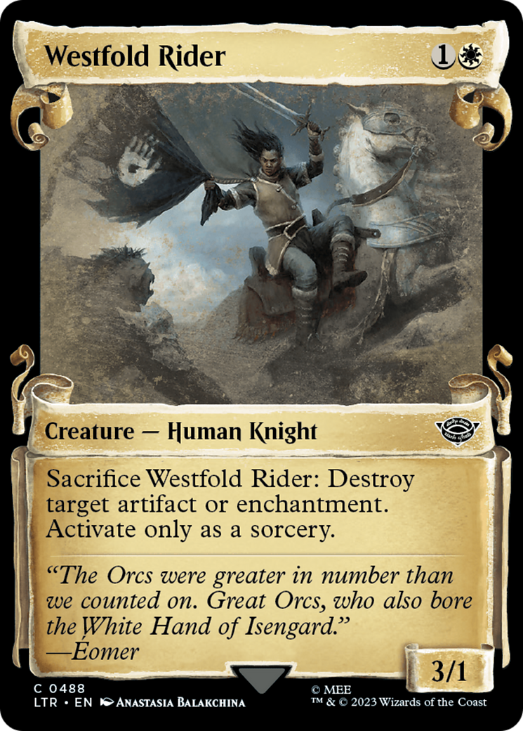 Westfold Rider [The Lord of the Rings: Tales of Middle-Earth Showcase Scrolls] Foil