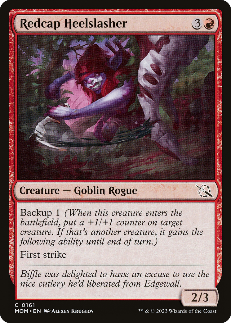 Redcap Heelslasher [March of the Machine] Foil