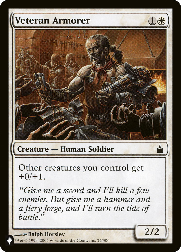 Veteran Armorer |  (RAV-34) [The List]