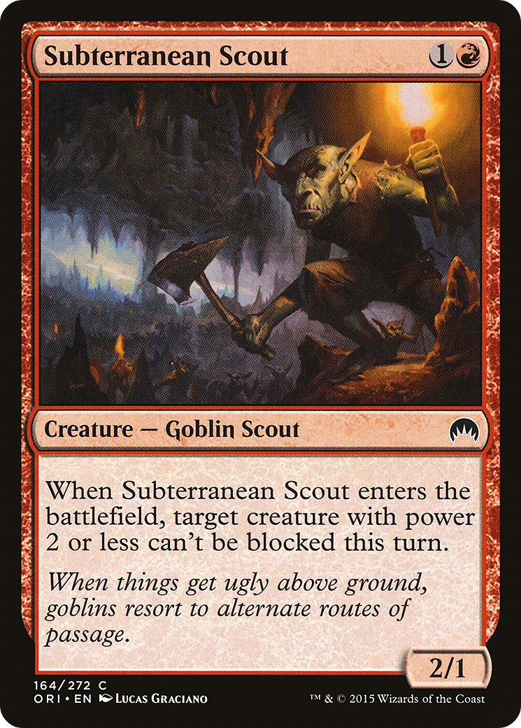 Subterranean Scout [Magic Origins] Foil