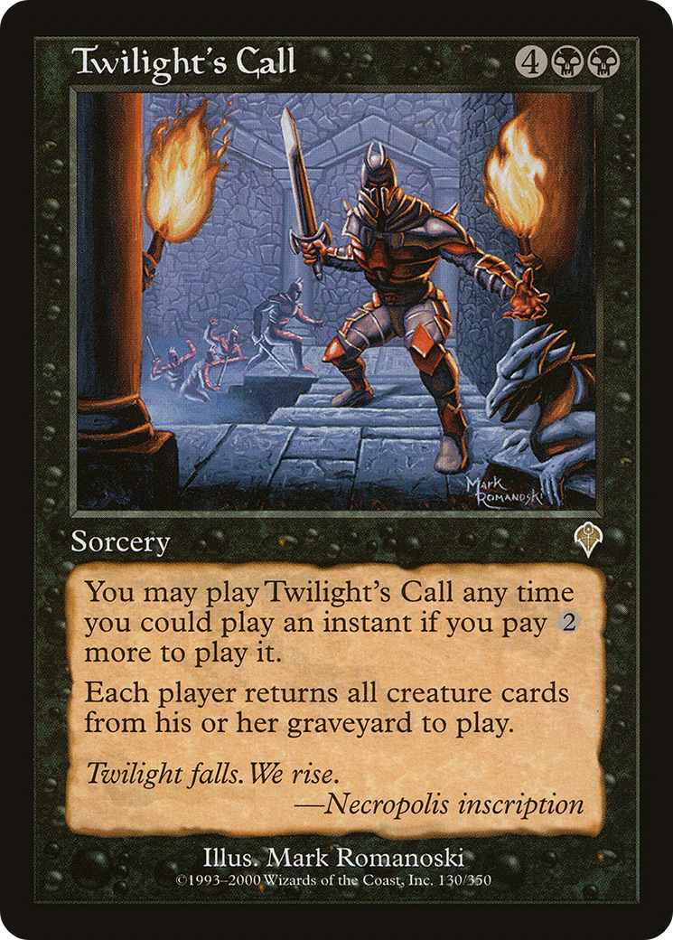 Twilight's Call [Invasion] Foil