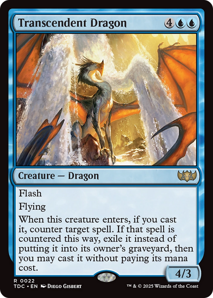 Transcendent Dragon (022) [Commander: Tarkir: Dragonstorm]