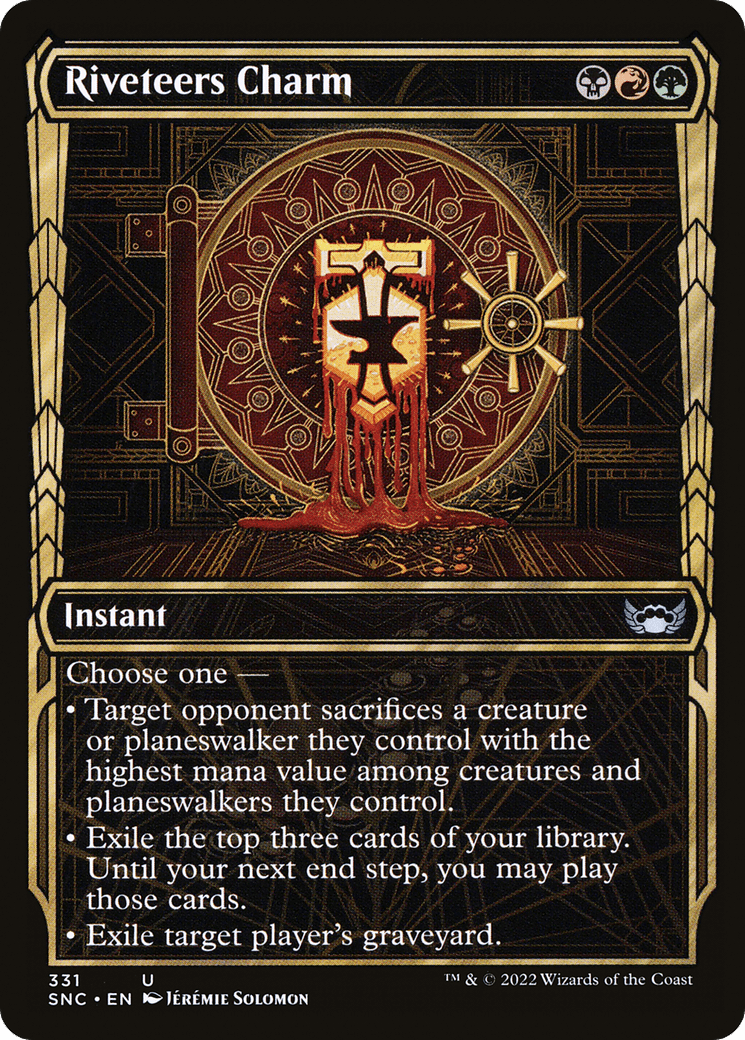 Riveteers Charm (Showcase Golden Age) [Streets of New Capenna] Foil