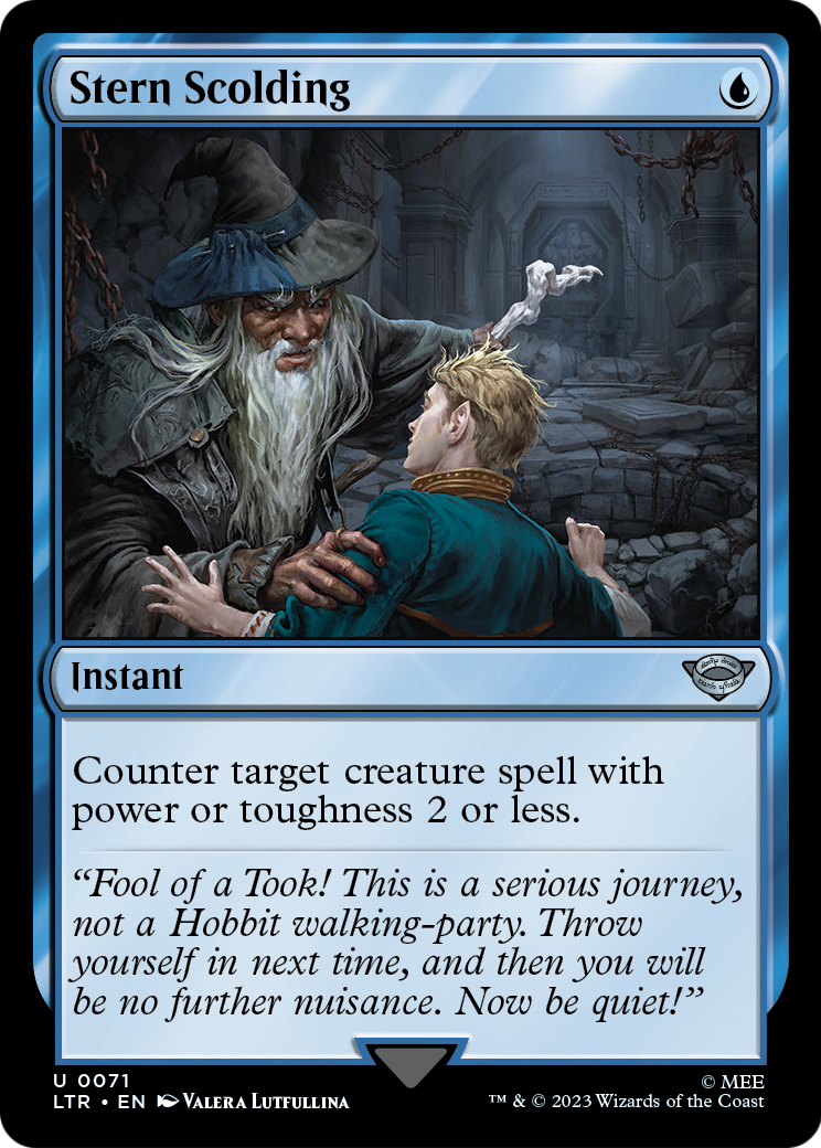 Stern Scolding [The Lord of the Rings: Tales of Middle-Earth] Foil