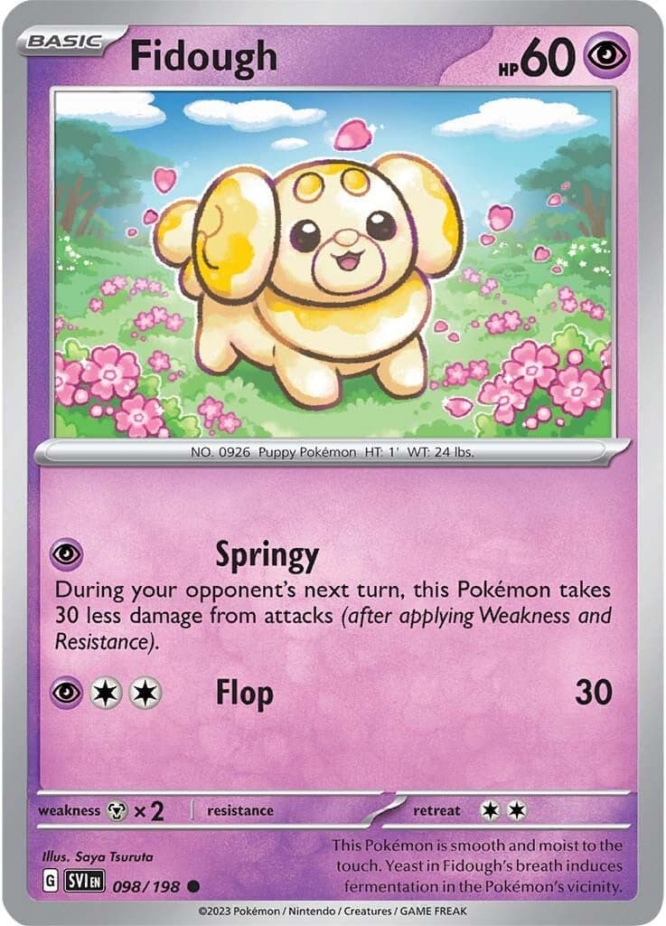 Fidough 098/198 - SV01 Scarlet & Violet Base Set Reverse Holofoil