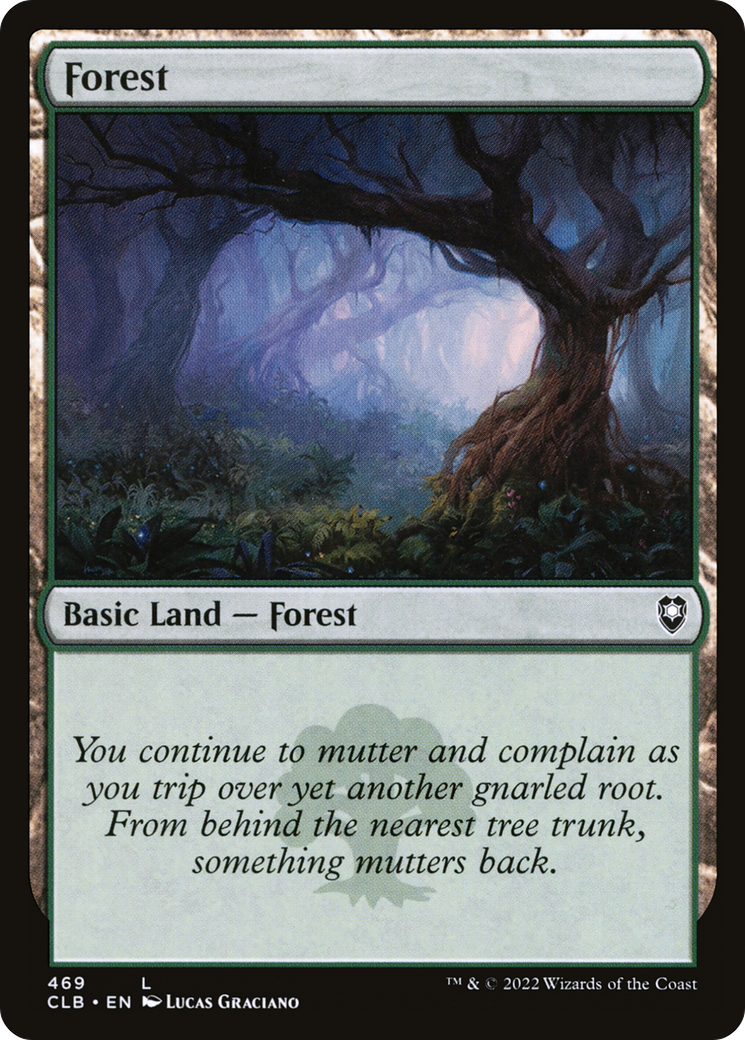 Forest (469) [Commander Legends: Battle for Baldur's Gate] Foil