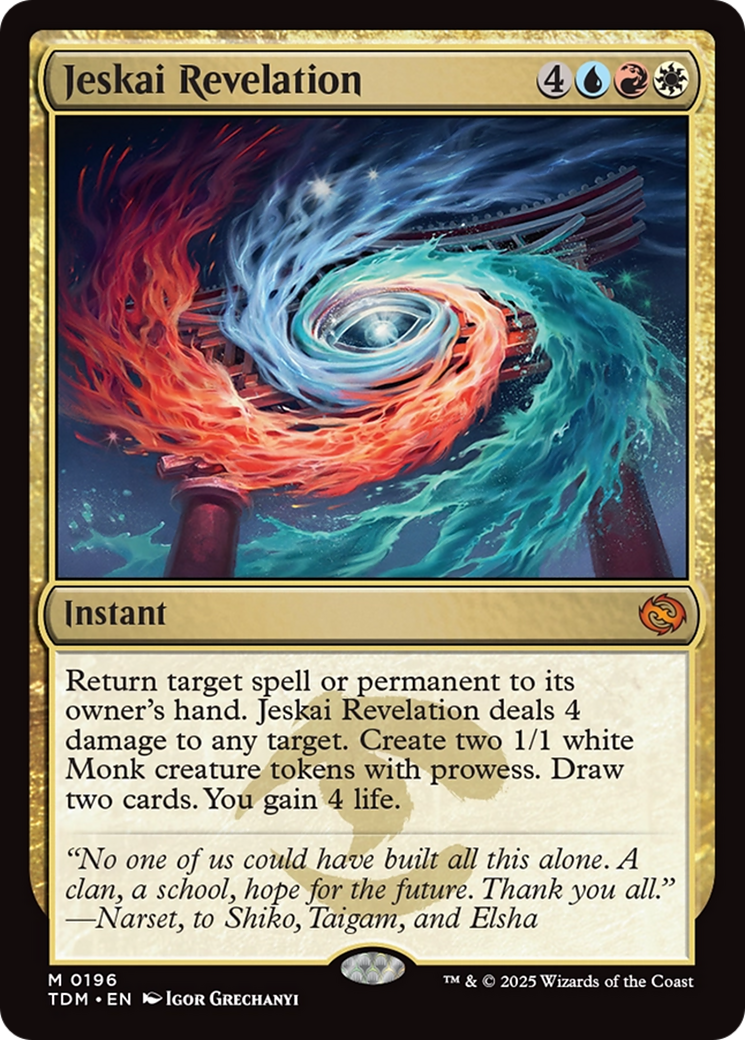 Jeskai Revelation (196) [Tarkir: Dragonstorm]