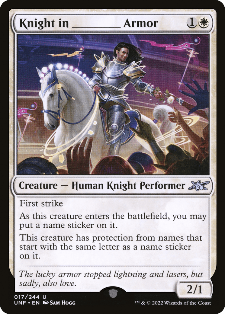 Knight in _____ Armor [Unfinity] Foil