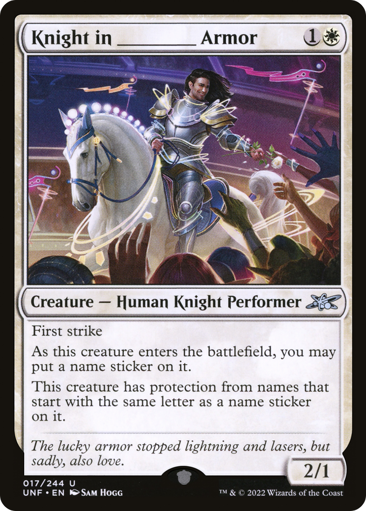 Knight in _____ Armor [Unfinity] Foil