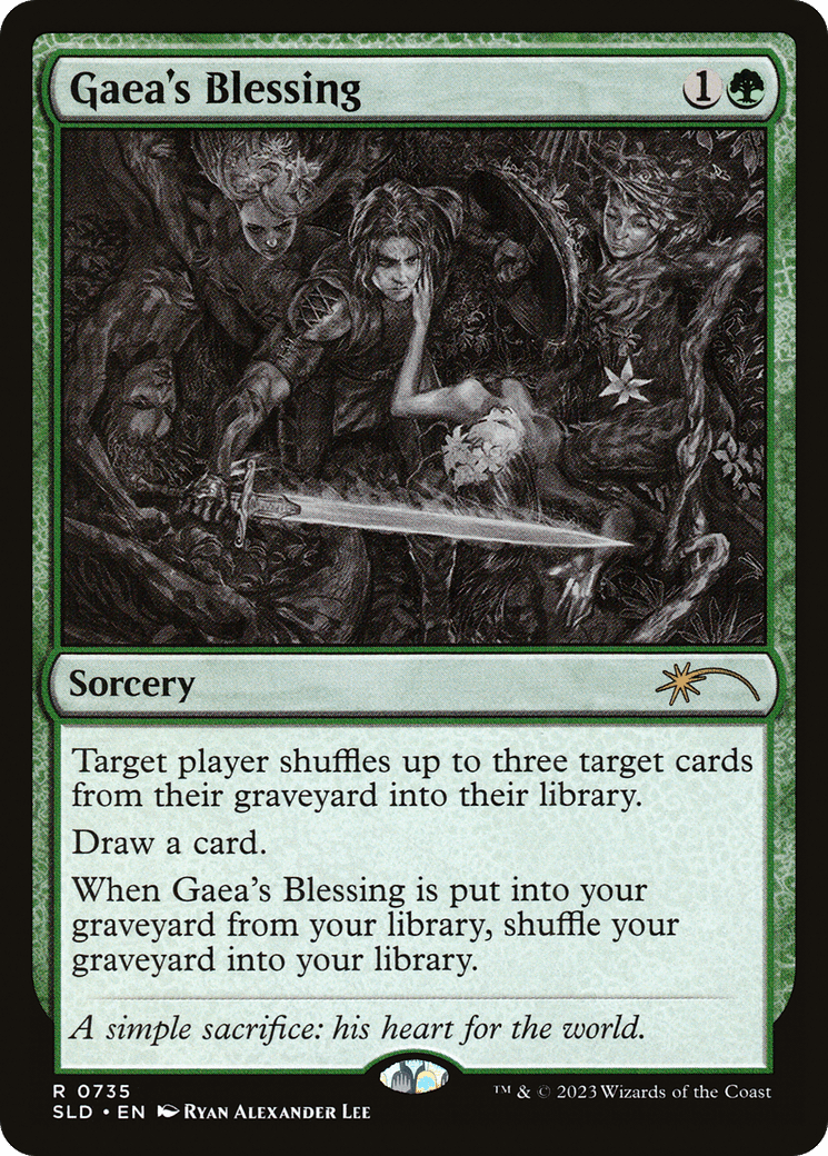 Gaea's Blessing (Sketch Showcase) [Secret Lair Drop Series] Foil