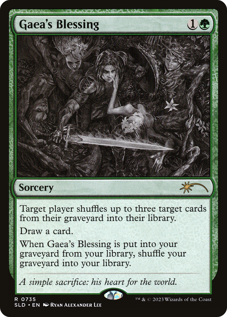Gaea's Blessing (Sketch Showcase) [Secret Lair Drop Series] Foil