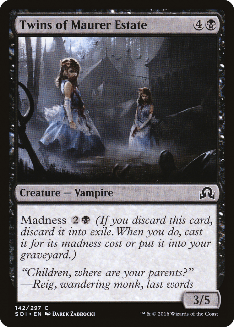 Twins of Maurer Estate [Shadows over Innistrad] Foil