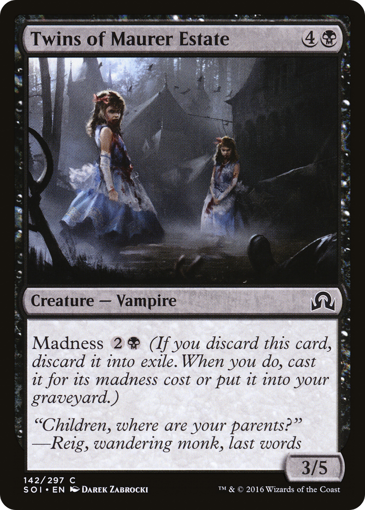 Twins of Maurer Estate [Shadows over Innistrad] Foil