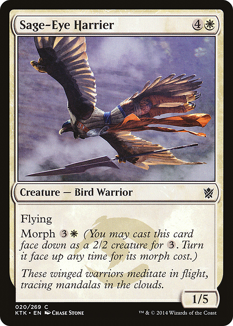 Sage-Eye Harrier [Khans of Tarkir] Foil