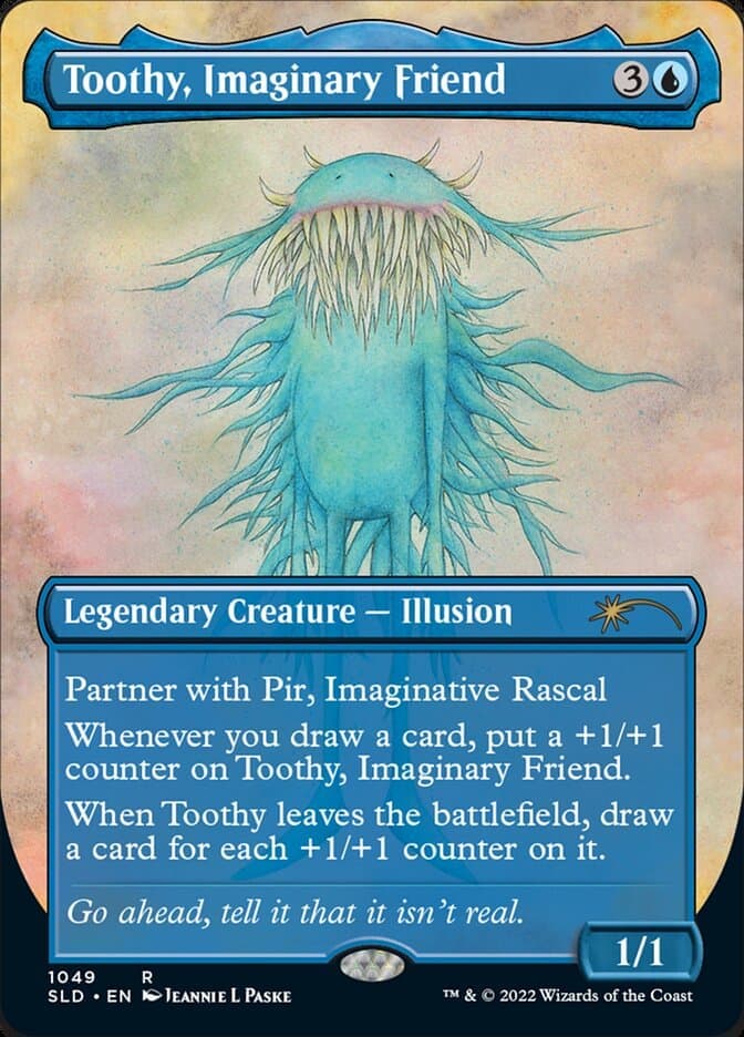 Toothy, Imaginary Friend (Borderless) [Secret Lair Drop Series] Foil