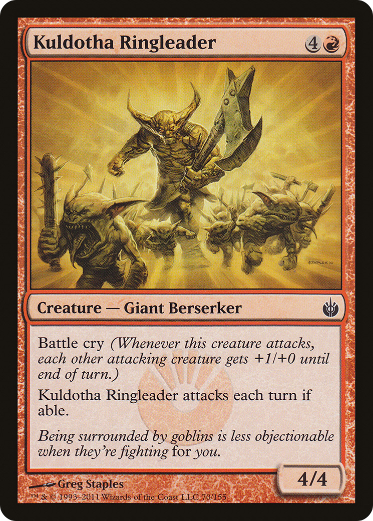 Kuldotha Ringleader [Mirrodin Besieged] Foil
